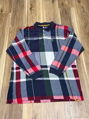 Ralph Lauren Multicolor Plaid Long-Sleeve Polo